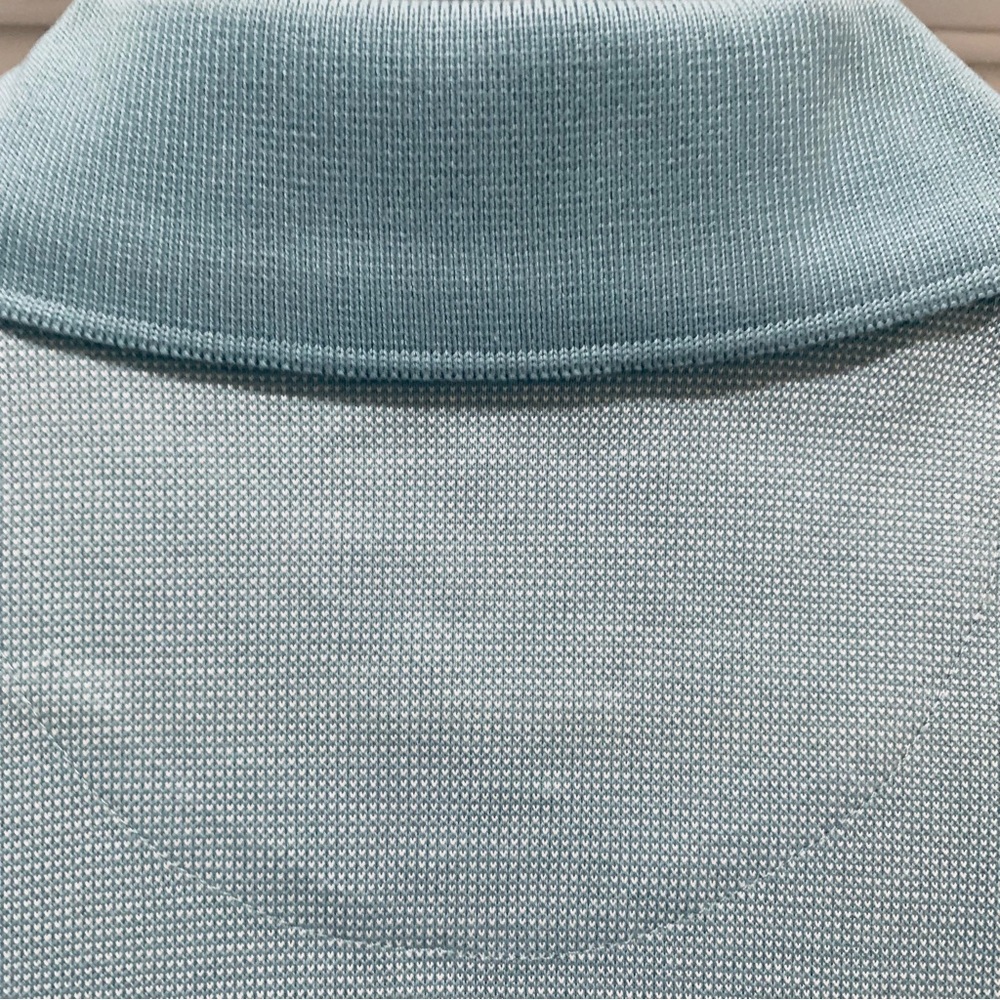 GOLF”TEETH OF THE DOG” LOGO CASA DE CAMPO POLO SHIRT SEAFOAM GREEN
XL COT VTG - Picture 9 of 13
